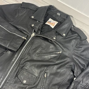 VINTAGE EXCELLED MOTORRADJACKE HERREN GR 46 R - Bild 1 von 12