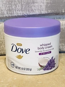 Dove Whipped Body Cream Lavender and Coconut Milk All Skin Types 10 Oz - Picture 1 of 7