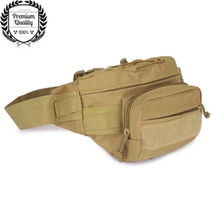 Tactical Waist Bag Mens Belt Training Outdoor Sports Pack Hiking Phone Handbag - Picture 1 of 9