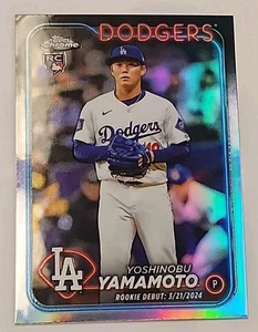 2024 Topps Chrome Update Series - Rookie Debut Yoshinobu Yamamoto #USC108... - Bild 1 von 2