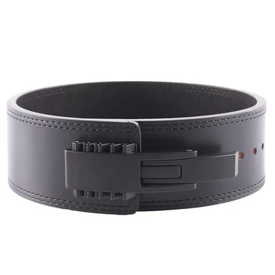 Custom Leather Weightlifting Lever Belt with Back Support – Premium Powerlifting - Image 1 of 4