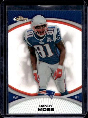 2010 Finest Randy Moss Refractor #96 Patriots - Image 1 of 2