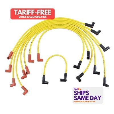 Accel ACL4048 Yellow 8 mm Spark Plug Wire Kit fits Chevy V8 Performance Parts - Image 1 of 4