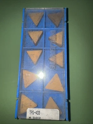 INSERTOS DE CARBURO VALENITE TPG-433 SV310, 10 PIEZAS (F16) Foto 1 de 3