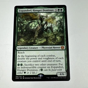 MTG Zopandrel, Hunger Dominus Regular Mythic #195 quasi nuovo Phyrexia: tutto sarà uno - Foto 1 di 2