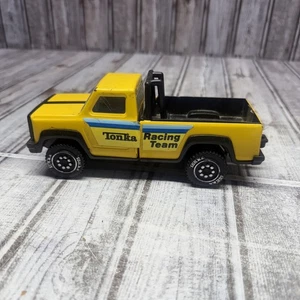 Pick-up vintage anni 70 Tonka Racing Team acciaio pressato giallo - pressofuso - Foto 1 di 7