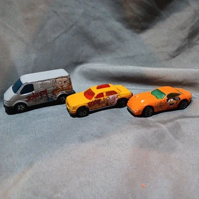Matchbox Ed, Edd, Eddy Collectible Cars 3 Pack Van Cab Car - Image 1 of 4