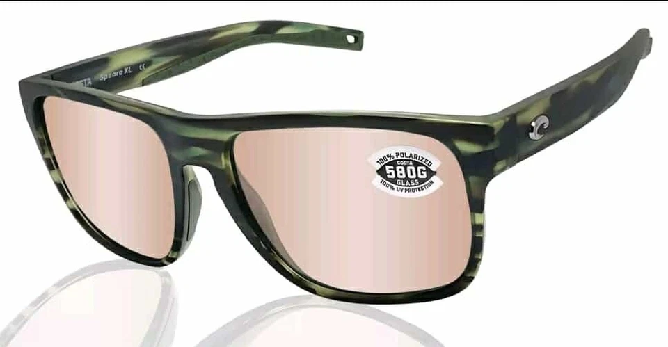 Gafas de sol Costa Del Mar Spearo XL marco arrecife cobre espejo 580G vidrio polarizado Foto 1 de 1
