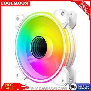 120mm wentylator obudowy PC 1800 RPM 5V 3-pinowy ARGB i 4-pinowy grzejnik obudowy PWM do obudowy komputera - Zdjęcie 1 z 12