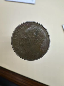 Missing clad layer on both sides 1995 D Roosevelt Dime Very Nice Coin Rare - Picture 1 of 14