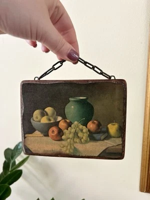 Vintage Still Life Art Print On Wood Wall Decor - Image 1 of 3