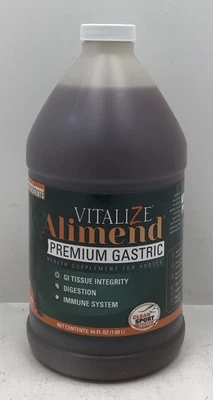 Vitalize Ali End Equine Premium Magenergänzung 64 flüssige Unzen Verwendbar bis 08/27 - Bild 1 von 4
