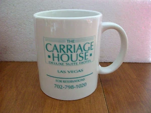 The Carriage House Las Vegas Large Ceramic Mug Cup Vintage 90's - Picture 1 of 2