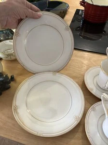 2 platos ensalada VESTIDO DE SATÉN Noritake - Imagen 1 de 3