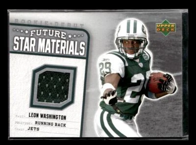 2006 #FSM-LW Leon Washington Future Star Materials Silver - Image 1 of 2