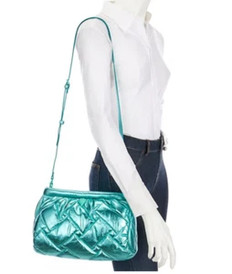 Neu mit Etikett Kurt Geiger Kensington weiche gesteppte Clutch/Schultertasche - Bild 1 von 7
