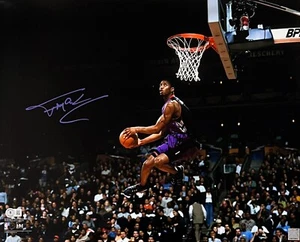 Tracy McGrady Toronto Raptors Signed 2000 Slam Dunk Contest 16x20 Photo BAS - Picture 1 of 1
