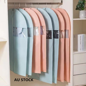 Dustproof Storage Bag Garment Dress Cover Suit Clothes Coat Jacket Protector AU - Picture 1 of 3