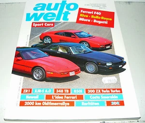 auto welt,Jubil. 1990,Ferrari F40, Riva - Rolls-Royce, Miura - Bugatti.., sehr g - Bild 1 von 2