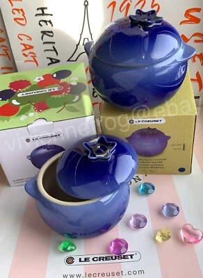 LE CREUSET COLECCIÓN BAYAS DE FRUTAS COLECCIÓN ARÁNDANOS CAZUELA COCOTTE NUEVO EN CAJA Foto 1 de 4