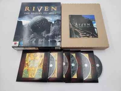 Riven: The Sequel To Myst PC Big Box (Windows, 1997) All Discs - Image 1 of 2