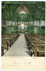Hermoso Color, Interior IGLESIA CONGREGACIONAL, ITHACA NUEVA YORK, UDB - Imagen 1 de 2