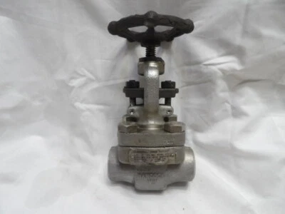 Emerson 3/4" Stainless Steel Gate Valve Class 800 316 - Image 1 of 4