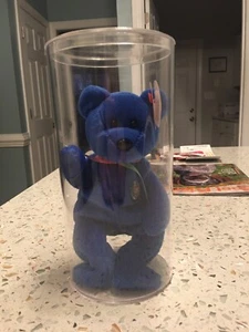 TY BEANIE BABY *ULTRA RARE RETIRED* CLUBBY BEAR 1998 MINT!! - Picture 1 of 7