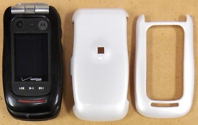 Motorola Barrage V860 - Black and Silver ( Verizon ) Flip Phone - Bundled - Image 1 of 4