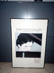 Patrick Nagel "park south gallery carnegie hall"Original Siebdruck  - Bild 1 von 3