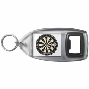 Dartboard Bottle Opener Key Ring Plastic (97mm x 47mm) - Picture 1 of 2