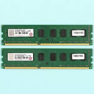 16GB (2x 8GB) DDR3 DDR3L 12800U 1600MHZ Desktop 240 Pin Memory RAM Transcend - Picture 1 of 2