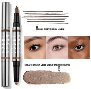 Bobbi Brown MICA SHIMMER Long Wear Cream Shadow & Mink Matte Kohl Liner NIB - Picture 1 of 1