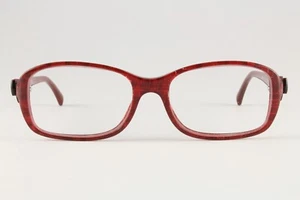 Very Rare Authentic Chanel 3211 1266 51mm Red Sparkle Glasses Frames Italy - Picture 1 of 5