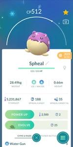 Pokémon GO - Shiny Spheal (30 Tage Freundschaft oder Registriert) Handel - Bild 1 von 2
