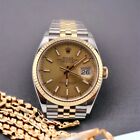 Rolex Datejust 126233 Champagne 36mm Dial Jubilee Box And Papers
