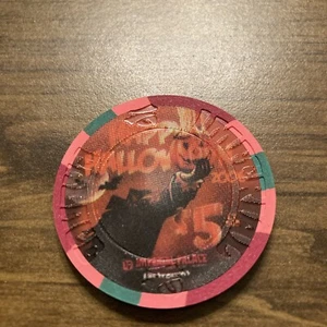 $5  imperial palace   Happy Halloween casino chip Las Vegas nevada rare obsolete - Picture 1 of 3