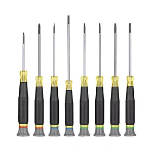 Klein Tools 85617 Precision Screwdriver Set, Slotted & Phillips & TORX, 8 Pc - Picture 1 of 10
