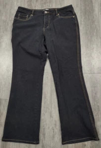 Coldwater Creek Women's Dark Wash Blue Jeans Size 14P RN98516 - Picture 1 of 2