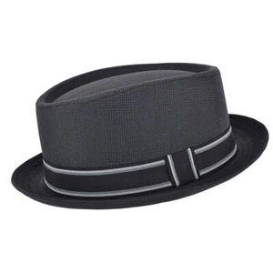 Pork Pie 30er 40er retro Rockabilly Trilby Hut ungefüttert - Picture 1 of 3