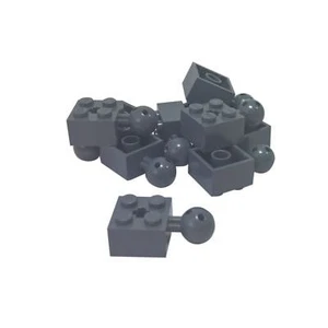 10 NEW LEGO Technic, Brick Modified 2 x 2,Ball and Axle Hole,6 Holes in Ball - Picture 1 of 1