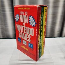 How To Win At Nintendo Games 1-3 (Nintendo NES) livres vintage des années 1980 avec housse