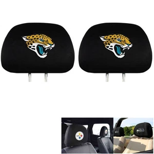 New Team ProMark NFL Jacksonville Jaguars Head Rest Covers For Car Truck Suv Van - Picture 1 of 2