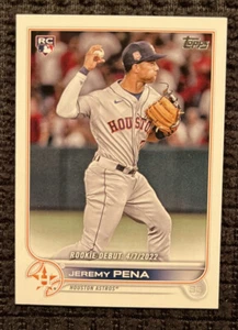 JEREMY PENA 2022 Topps Update RC Rookie Debut Card #US276 Astros WS MVP QTY AVL - Picture 1 of 2