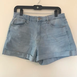 No Boundaries Jeansshorts Damen blau Bündchen helle Waschung Denim Jugendliche 13 neu - Bild 1 von 6
