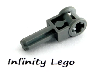 12 LEGO Technic Dark Grey Axle 1.5 Perpendicular Axle Connector 6553, 12 Pieces - Picture 1 of 2