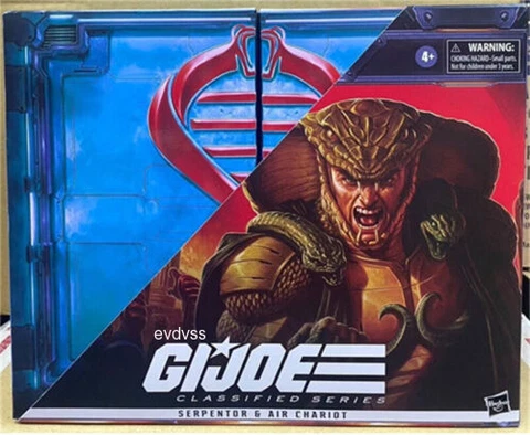 New Gi Joe Classified Series 057 Deluxe Serpentor & Air Chariot 6" Figure Model Cover