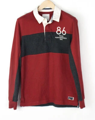 Peak Performance 男式橄榄球 Polo 领毛衣 S 码 — 第 1/4 张图片