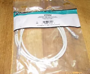 Panduit UTPSP6Y Cat6 Cavo Patch Modulare di Rete/Cavo, 6 Ft Bianco Off NUOVO -STSI - Foto 1 di 3
