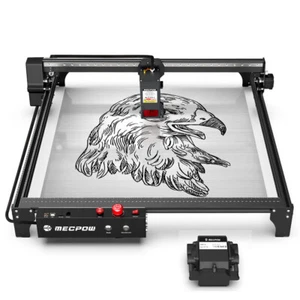 Máquina de grabado láser Mecpow X5, 600x600 mm área de grabado láser cortador de grabado - Imagen 1 de 22